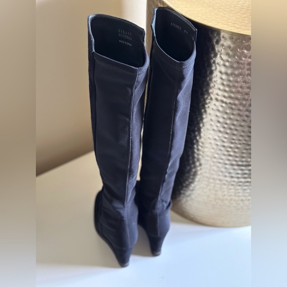 SOLD—Stuart Weitzman 5050 Over-knee Wedge Boots - Picture 7 of 10